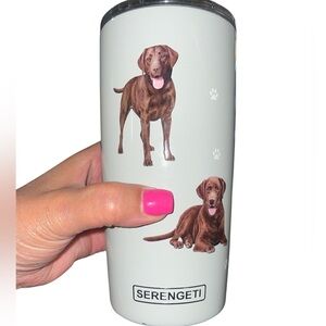 Serengeti Chocolate Lab Stainless 20 oz. Tumbler